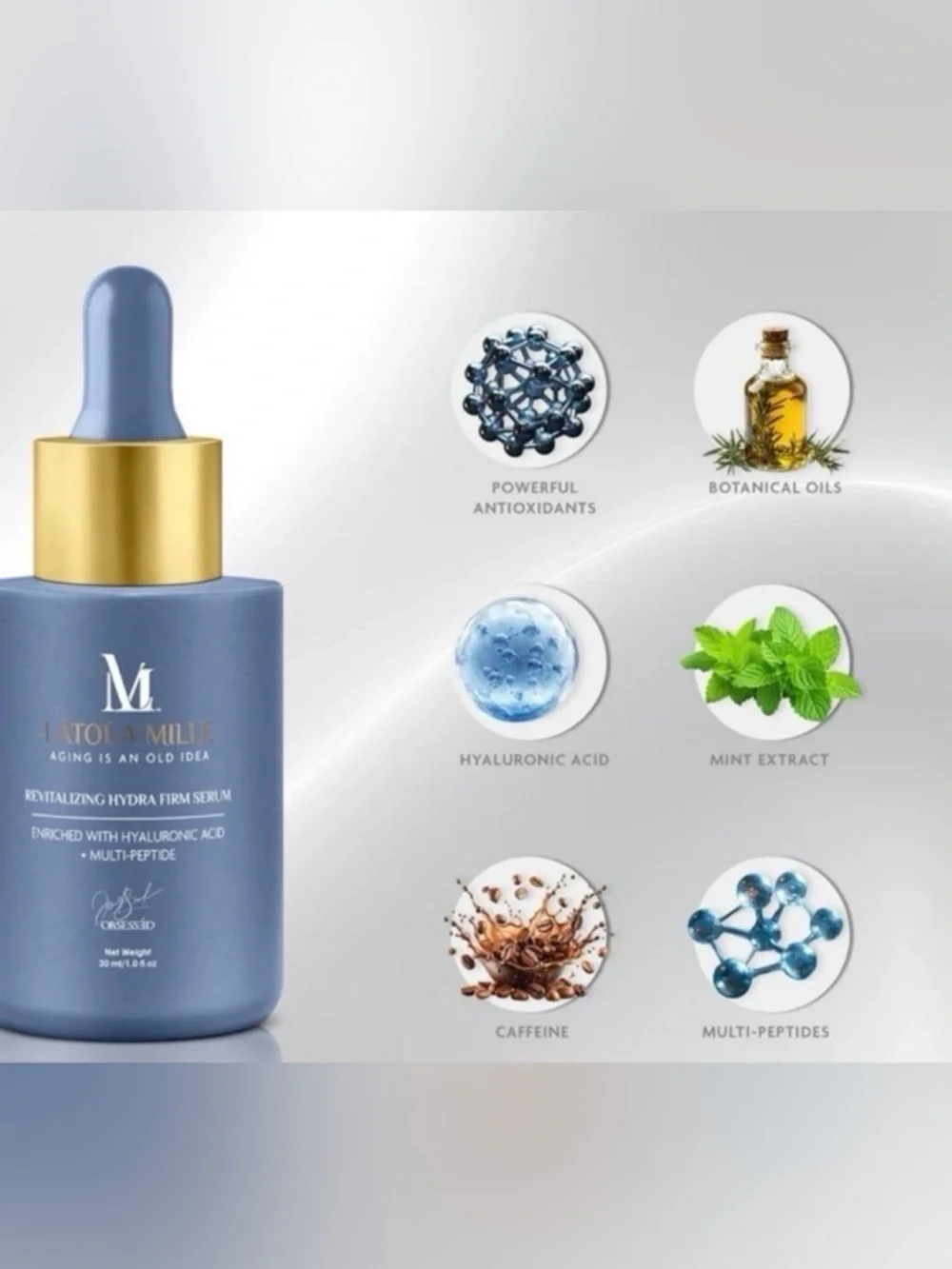 Latoua Mille Revitalizing Hydra Firming Serum - Retail $550